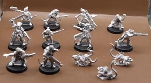 Games Workshop Necromunda Ratskins Chief, Shaman, Braves, Rats Etc (KCK166) - Imagen 1 de 1