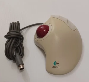 Logitech Trackball TrackMan Marble Mouse T-CH11  - Picture 1 of 5