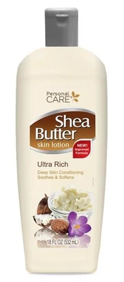 3 Pack Personal Care Shea Butter Skin Lotion Ultra Rich Moisturizing 18oz Each - image 1 of 3