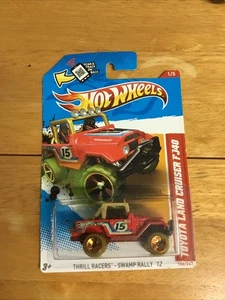 Hot Wheels TOYOTA LAND CRUISER FJ40 Thrill Racers Swamp Rally - Picture 1 of 3