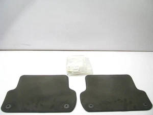 NEW OEM Dark Gray Rear Floor Mats For 2002-2008 AUDI B7 A4 S4 8E0864450A-91H - Picture 1 of 3