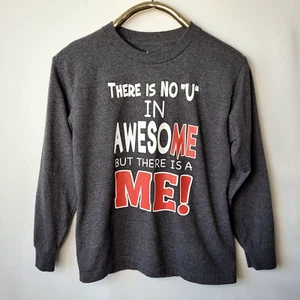 Urban Pipeline Jungen Langarm Grafik T-Shirt Größe Large anthrazit tolles Zitat - Bild 1 von 4