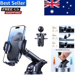 Secure Dash & Windshield Phone Holder with Super Strong Suction & Easy Operation - Picture 1 of 8