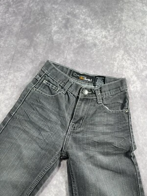 Pantalones de mezclilla Akademiks para niños talla 8 negros de colección años 90 Y2K Foto 1 de 4