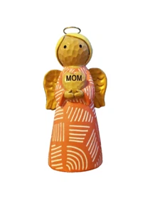 "Estatuilla de 5"" Hallmark The OMURA Collection MAMÁ Angel estilo japonés Kokeshi" - Imagen 1 de 6
