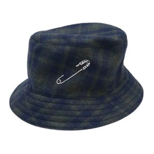 HERMES Horseshoe Fred Punk Bucket Hat Size 59 from Japan Rare - Picture 1 of 9
