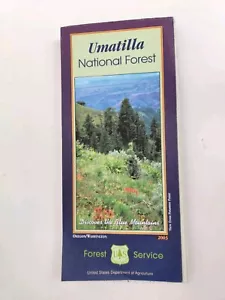 Umatilla National Forest Service Trail Road Map WA OR Blue Mountain PNW Vintage 2003 - Bild 1 von 9