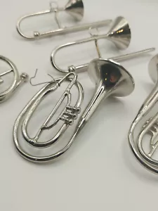 6er Set, hochwertiges Metall, Weihnachtsschmuck Musikinstrumente Deko - Bild 1 von 7