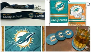 Miami Dolphins 3x5 Flag Man Cave Flags 3 x 5 Banner USA Tailgating Gift Set - Picture 1 of 60