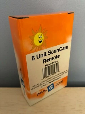 X10 8 Unit ScanCam Camera Remote Control CR12A New (Open Box) - Imagem 1 de 3