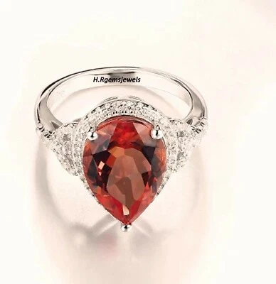 Zultanite Ring 925 Sterling Silver Ring Pear Cut Colors Changing Zultanite Ring - Image 1 of 4