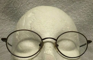 Vtg Bill Blass BBE 11-3 Eye Frames 49-19-135 Oval Pewter Tortoise Spring Hinges - Bild 1 von 11