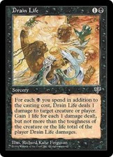 Drain Life - Mirage MTG Common English |1 CARD