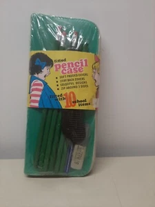 Vintage 1970s NOS Majestic Penn State Inc Philly USA Pencil Case 10 Piece Set - Picture 1 of 2