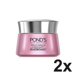 Pond's Bright Miracle Ultimate Clarity Day Cream Niasorcinol SPF30 PA +++ 2x45g - Picture 1 of 9