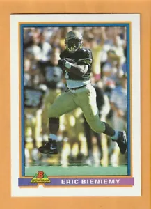 Eric Bieniemy Colorado Buffaloes 1991 Bowman #468 radiocontrol novato - Imagen 1 de 2