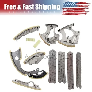 3.0T Engine Timing Chain Kit for VW Touareg Audi A4 A6 S4 A7 A8 Quattro Q5 Q7 - Picture 1 of 8