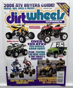 Dirt Wheels Magazine January 2008 - Picture 1 of 1