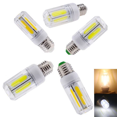LED Corn COB Light Bulb E26 E27 12W 16W Daylight / Warm White Energy Saving Lamp - Image 1 of 4