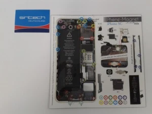 Phone-Magnet: Professional Magnetic Mat for Screws of the iPhone 5C - Picture 1 of 1