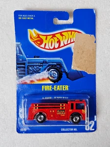1991 HOT WHEELS FIRE-EATER RED COLLECTOR #82 - MODEL #9640 - NEW SEALED - Picture 1 of 5