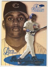 ROOSEVELT BROWN SERIAL /99 1999 FLAIR SHOWCASE LEGACY COLLECTION POWER ROW 3 CUB