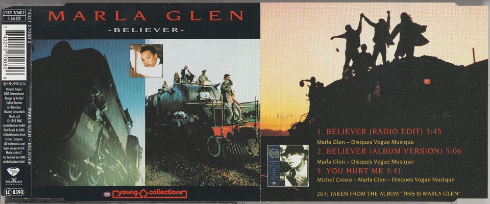 Marla Glen - Believer (1995, C&A) [3 Track Maxi-CD] - Bild 1 von 1