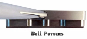 Bell Non/No Offset 360g Golf Putter-37"-Polish Fin-RH-Tacki-mac Tour Select Std - Foto 1 di 10