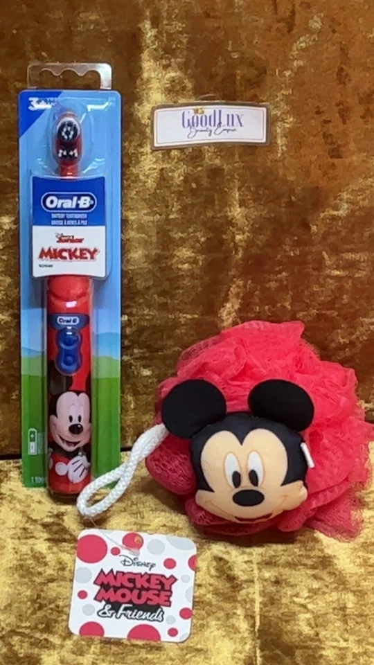 Disney Jr. Mickey Mouse Oral-B Kids Electric Toothbrush With MickeyMouse Loofah - Image 1 of 1