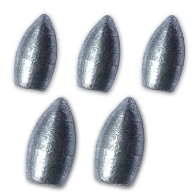 5 Bullet Bleie Patronenblei Carolina Rigs Texas Rig Patronen Form Caroliner Lead - Bild 1 von 3
