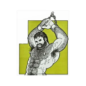 Torro The Hun Poster Gay Opaco Prigioniero Omoerotico - Foto 1 di 7