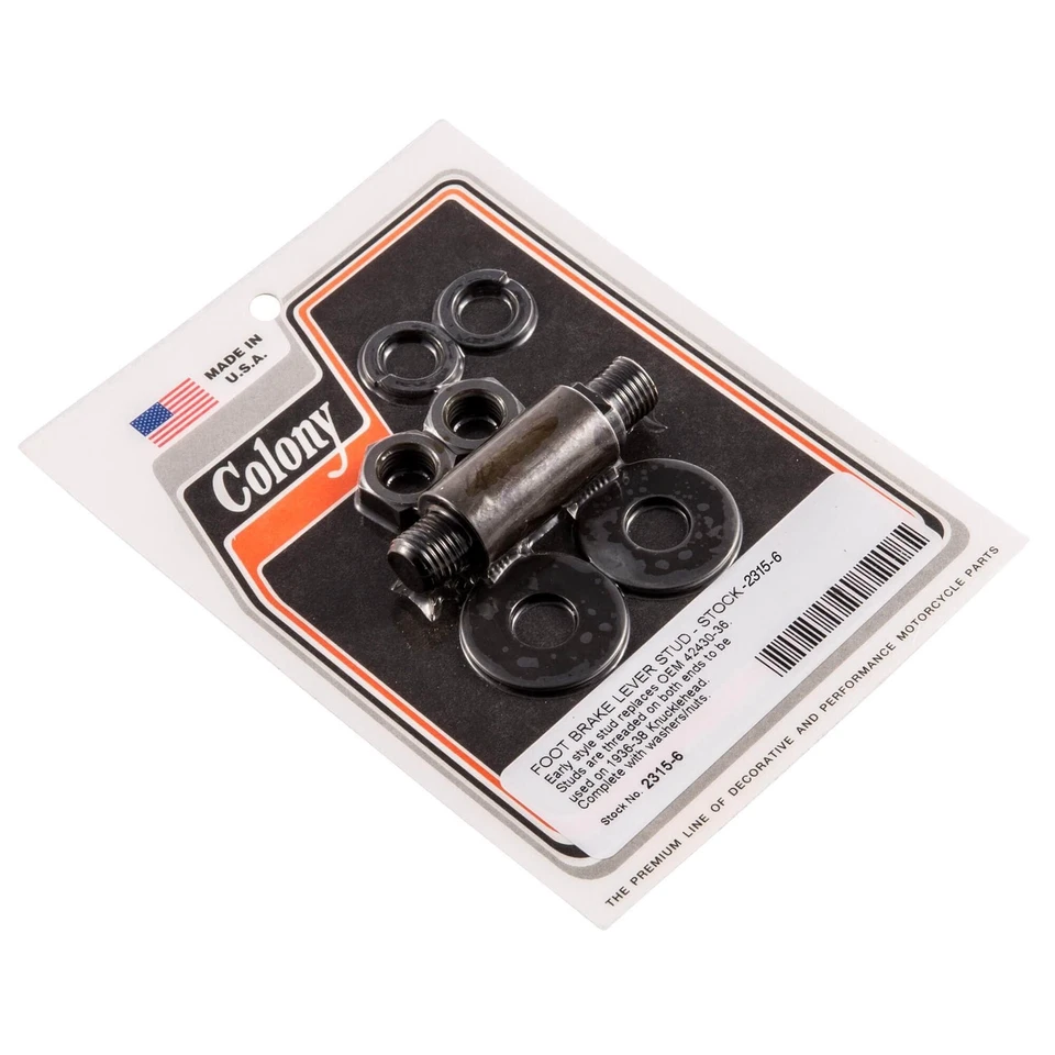 Perno de palanca de freno de pie #2315-6 Harley-Davidson Knucklehead Colony Machine Foto 1 de 1