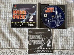 WING OVER 2 Sony Playstation PSX PS1 PAL English 2 MANUALS CIB - Picture 1 of 2
