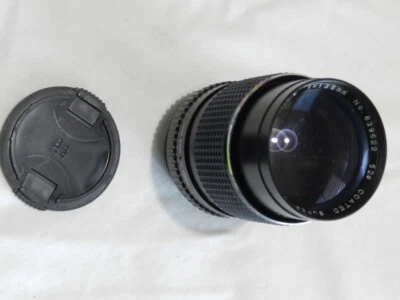 Asahi coated super albinar auto 1:2.8 f=135mm vintage camera lens w/ carry case - Image 1 of 3