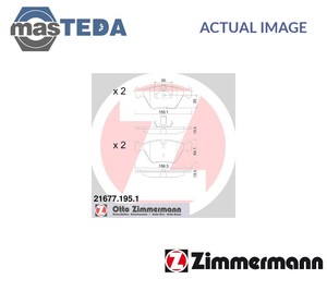 216771951 BRAKE PADS SET BRAKING PAD FRONT ZIMMERMANN NEW OE REPLACEMENT