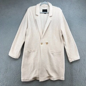 Sanctuary Coatigan Sweater Jumper Womens XL Cream Gorpcore Cozy - Picture 1 of 13
