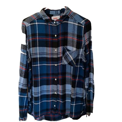 Top Bongo Mujer Franela Leñador a Cuadros (Rayón) Talla Mediana  Foto 1 de 4