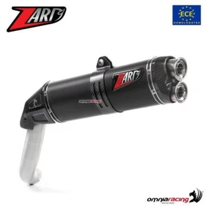 Scarico Zard acciaio nero omologato euro4 per Yamaha Tenere 700 2019-2020 - Foto 1 di 5