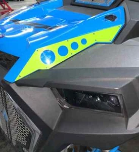 2018-21 RZR 1000 TURBO & S HOOD SIDE ARMOR (lime squeeze) - Picture 1 of 1