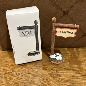 Lefton Colonial Christmas Village Special Event Today Only Sign #01391 New 1994 - Picture 1 of 4