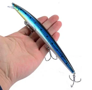 1 Stück Big Long Angelköder Crankbaits Starke Haken Angeln Elritze 18CM Salzwasser - Bild 1 von 34