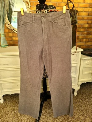 White Stag Grey Herringbone Women's Stretch Trouser Pant (8) Average - Image 1 of 4