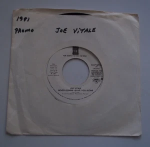 JOE VITALE Never Gonna Leave You Alone MONO & Stereo PROMO 45 RPM 7" Record 1981 - Bild 1 von 6