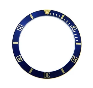 Original Rolex Submariner 16803 16613 16808 16618 azul y champán bisel inserto - Imagen 1 de 4