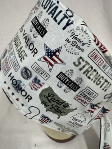 Men/Women Surgical Scrub Cap Military Respect 100% Cotton - Picture 1 of 3