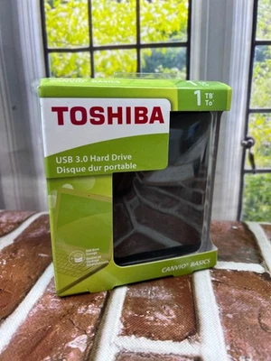 Unidade Externa Portátil Toshiba Canvio Basics 1TB - NOVA LACRADA - Imagem 1 de 4