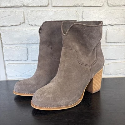 Splendid Suede Leather Heeled Floppy Booties Boots Women's Size 8 - Image 1 of 4