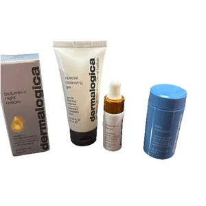 Dermalogica 4 Stück: Daily Milkfoliant, Biolumin-C Night/Day Restore, Reinigungsgel - Bild 1 von 5