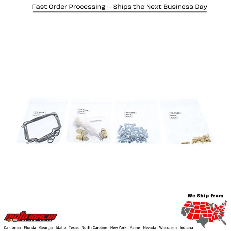 KIT RECONSTRUCCIÓN CARBURADOR BICICLETA TODAS LAS BOLAS SUZUKI GSX1100F Katana 1988-1993 Foto 1 de 1