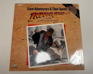 "Great Adventures & Their Quests: Indiana Jones & the Last Crusade" Laserdisc LD - Picture 1 of 5